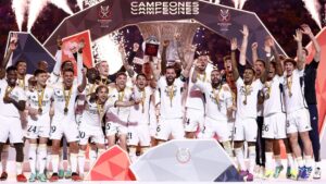 Real Madrid Juara, Bungkam Barcelona 4-1 di Piala Super Spanyol